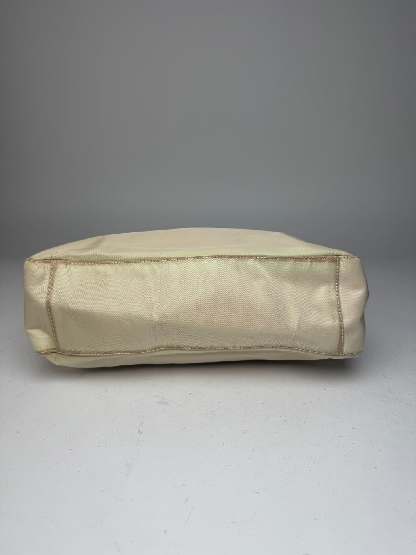 Vintage Prada Polyester Handbag White / Cream