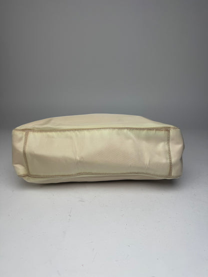 Vintage Prada Polyester Handbag White / Cream