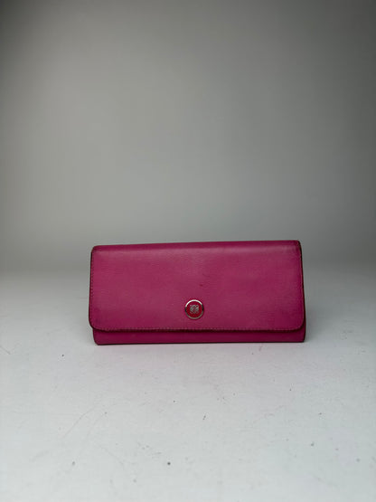Vintage Loewe Madrid Leather Long Wallet Purple