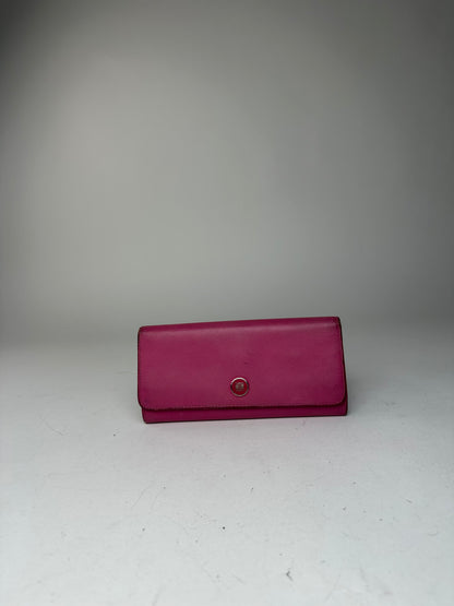 Vintage Loewe Madrid Leather Long Wallet Purple