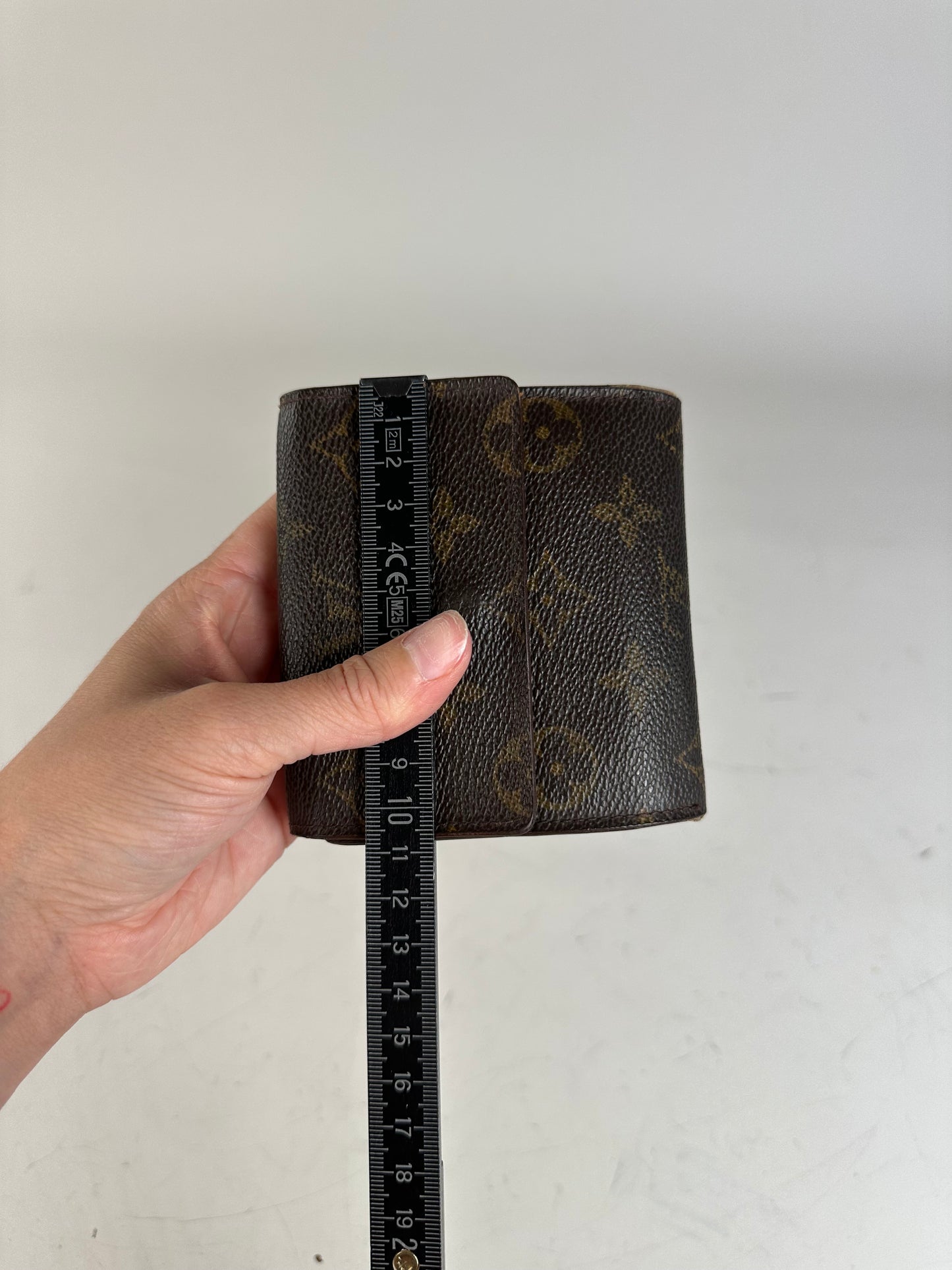 Vintage Louis Vuitton Monogram Canvas Wallet Brown Gold