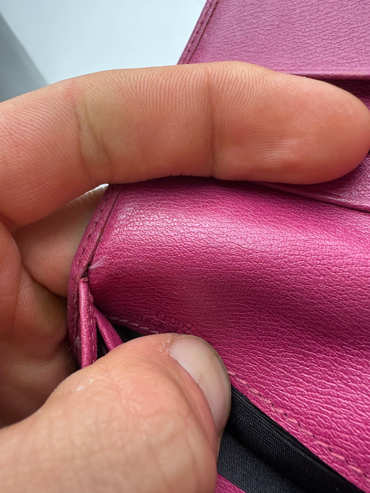 Vintage Loewe Madrid Leather Long Wallet Purple