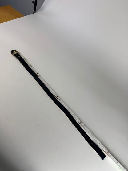 Vintage Dior Leather Belt Black