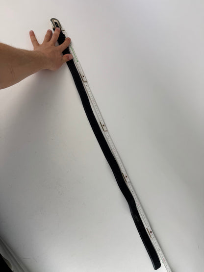 Vintage Dior Leather Belt Black