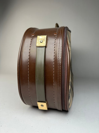 Vintage Burberry Nova Check Travel Bag Beige Brown Black