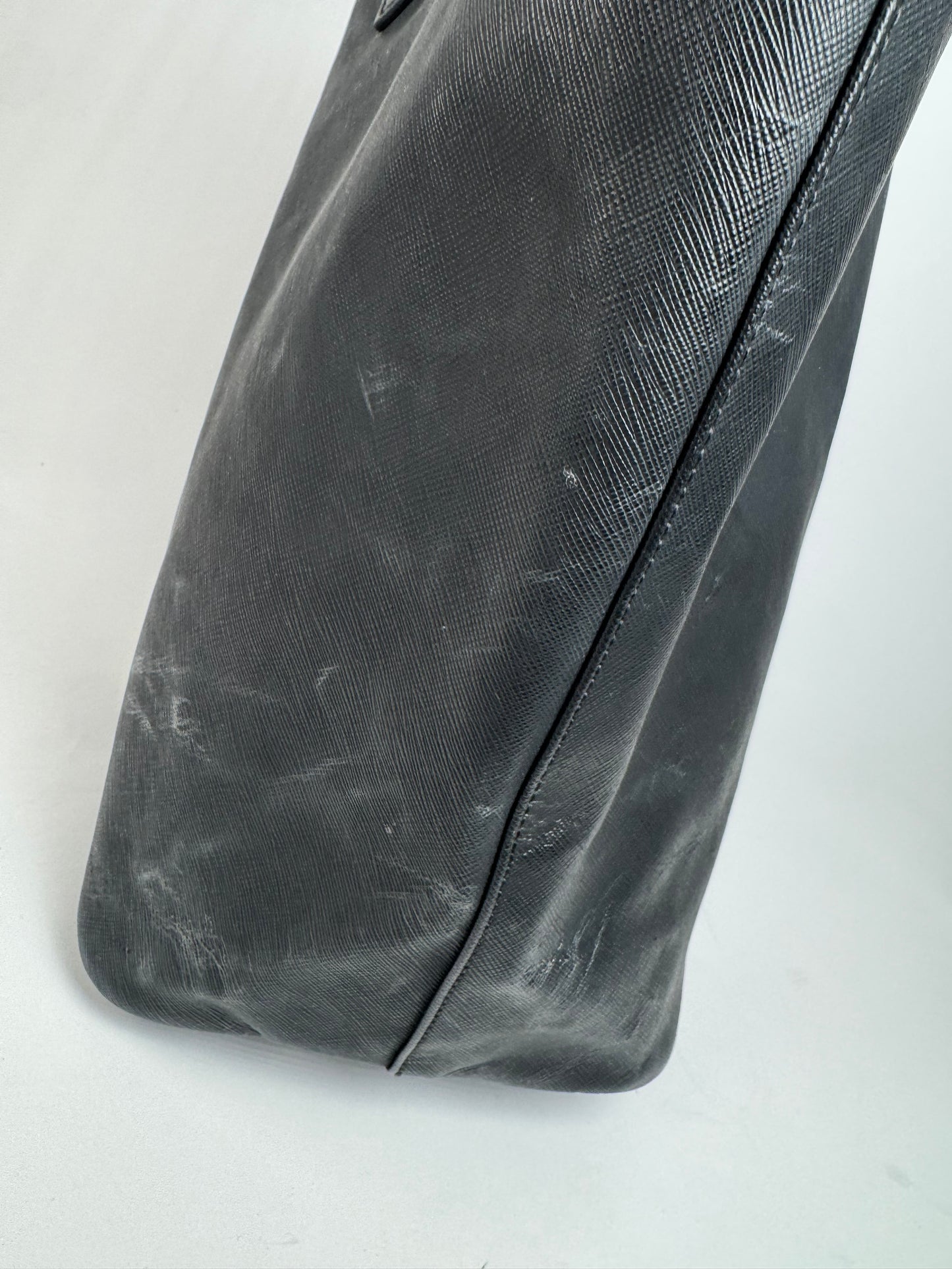 Vintage Givenchy Antigona Leather Tote Bag Black Abstract