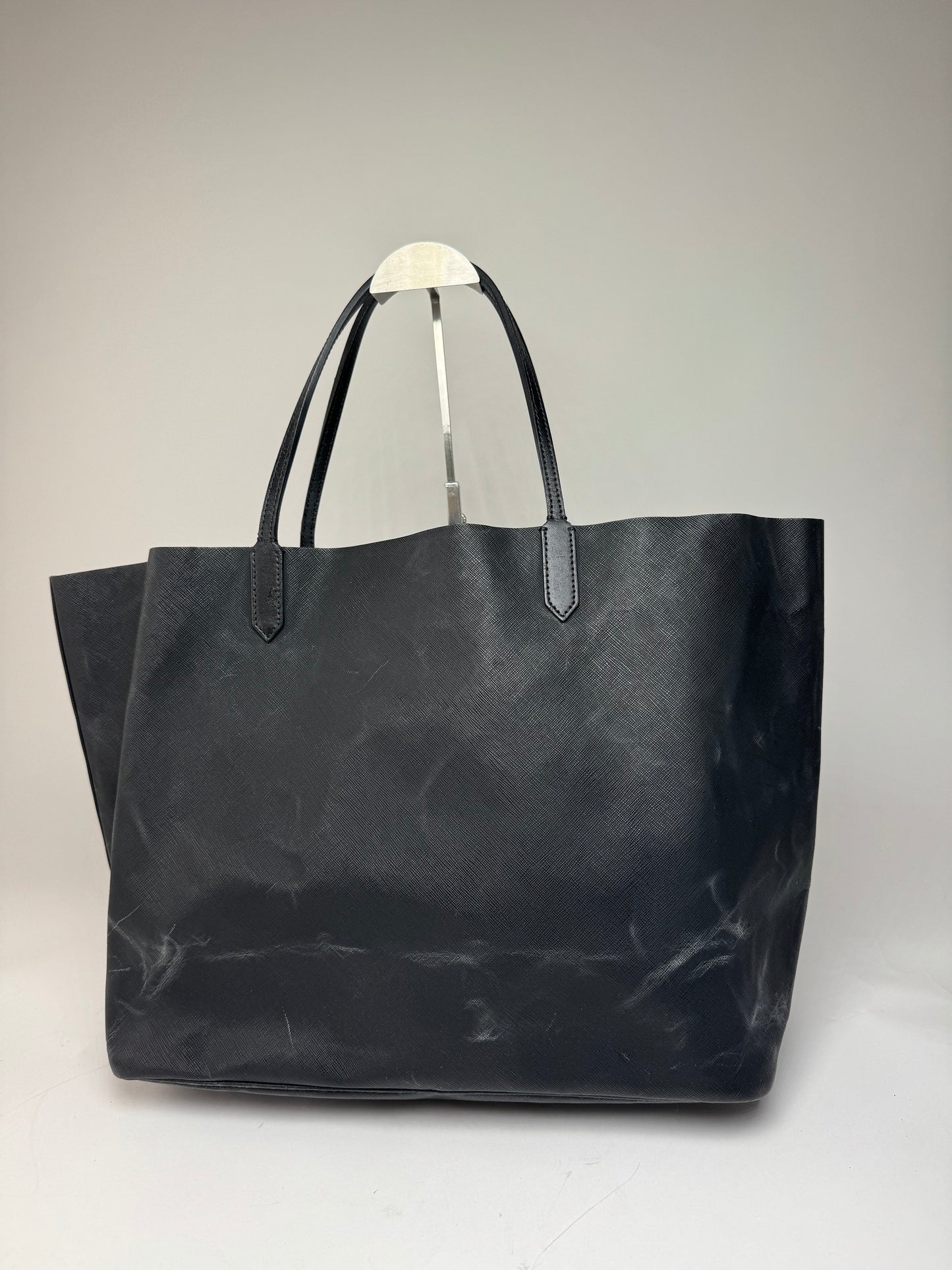 Vintage Givenchy Antigona Leather Tote Bag Black Abstract