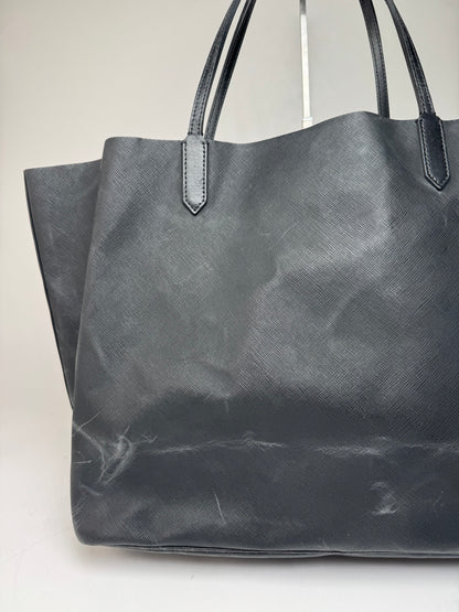 Vintage Givenchy Antigona Leather Tote Bag Black Abstract
