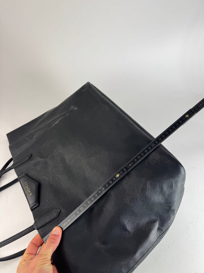 Vintage Givenchy Antigona Leather Tote Bag Black Abstract