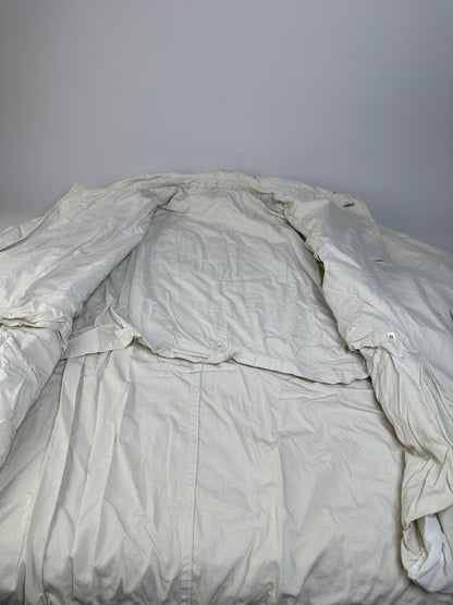 Vintage Yves Saint Laurent Men's Nylon Coat Cream L