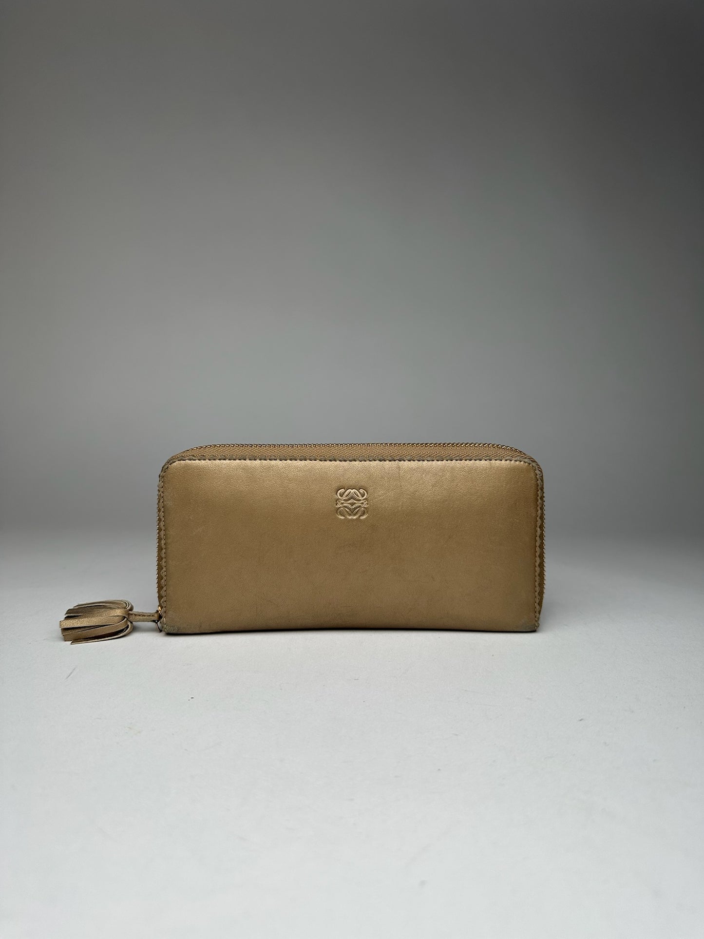 Vintage Loewe Madrid Leather Wallet gols