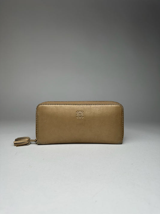 Vintage Loewe Madrid Leather Wallet gols