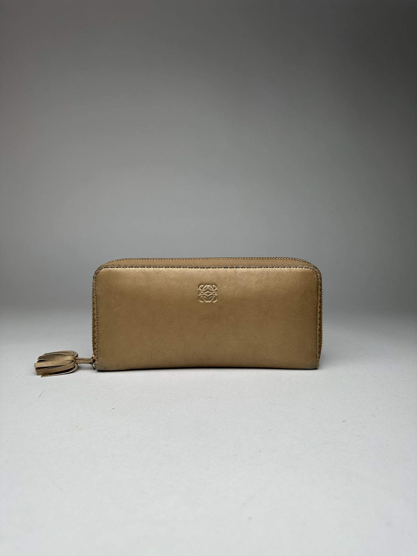 Vintage Loewe Madrid Leather Wallet gols