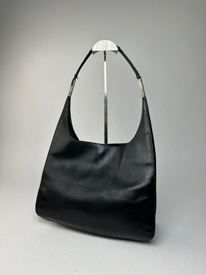 Vintage Gucci Leather Handbag Black