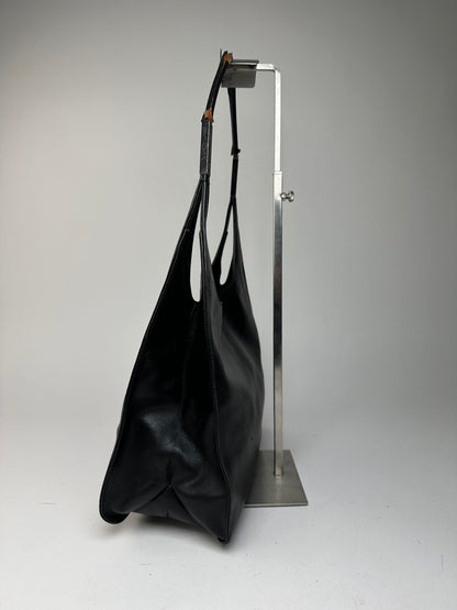 Vintage Gucci Leather Handbag Black