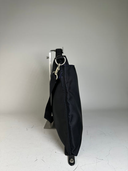 Vintage Issey Miyake Nylon Tote Bag Black Silver