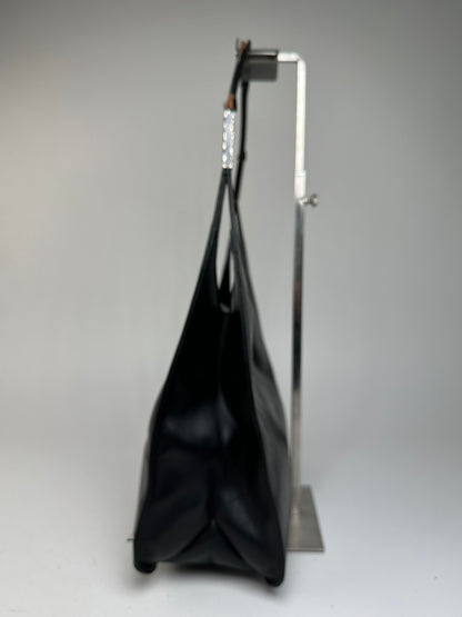 Vintage Gucci Leather Handbag Black