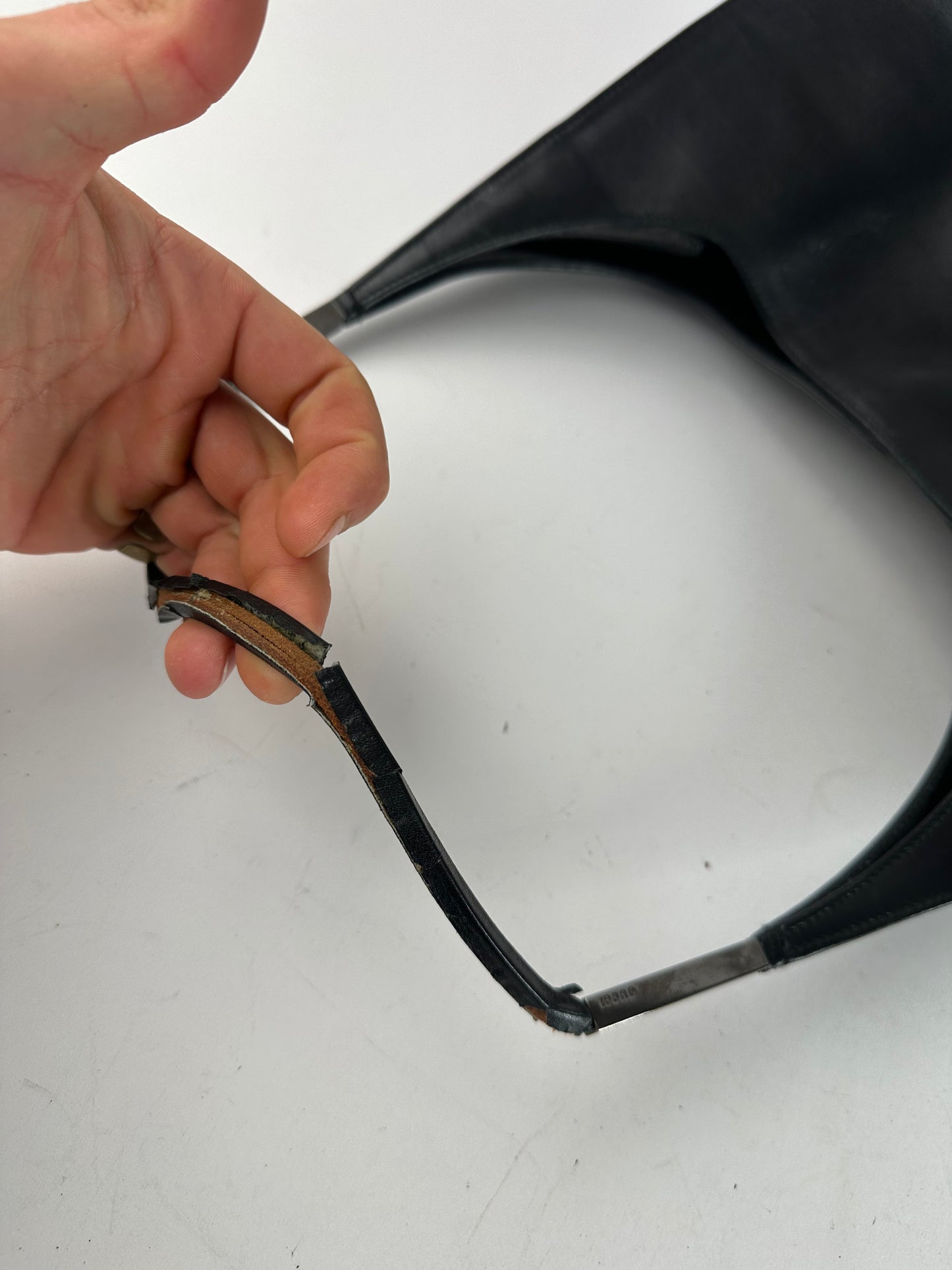 Vintage Gucci Leather Handbag Black