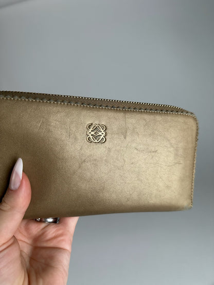 Vintage Loewe Madrid Leather Wallet gols