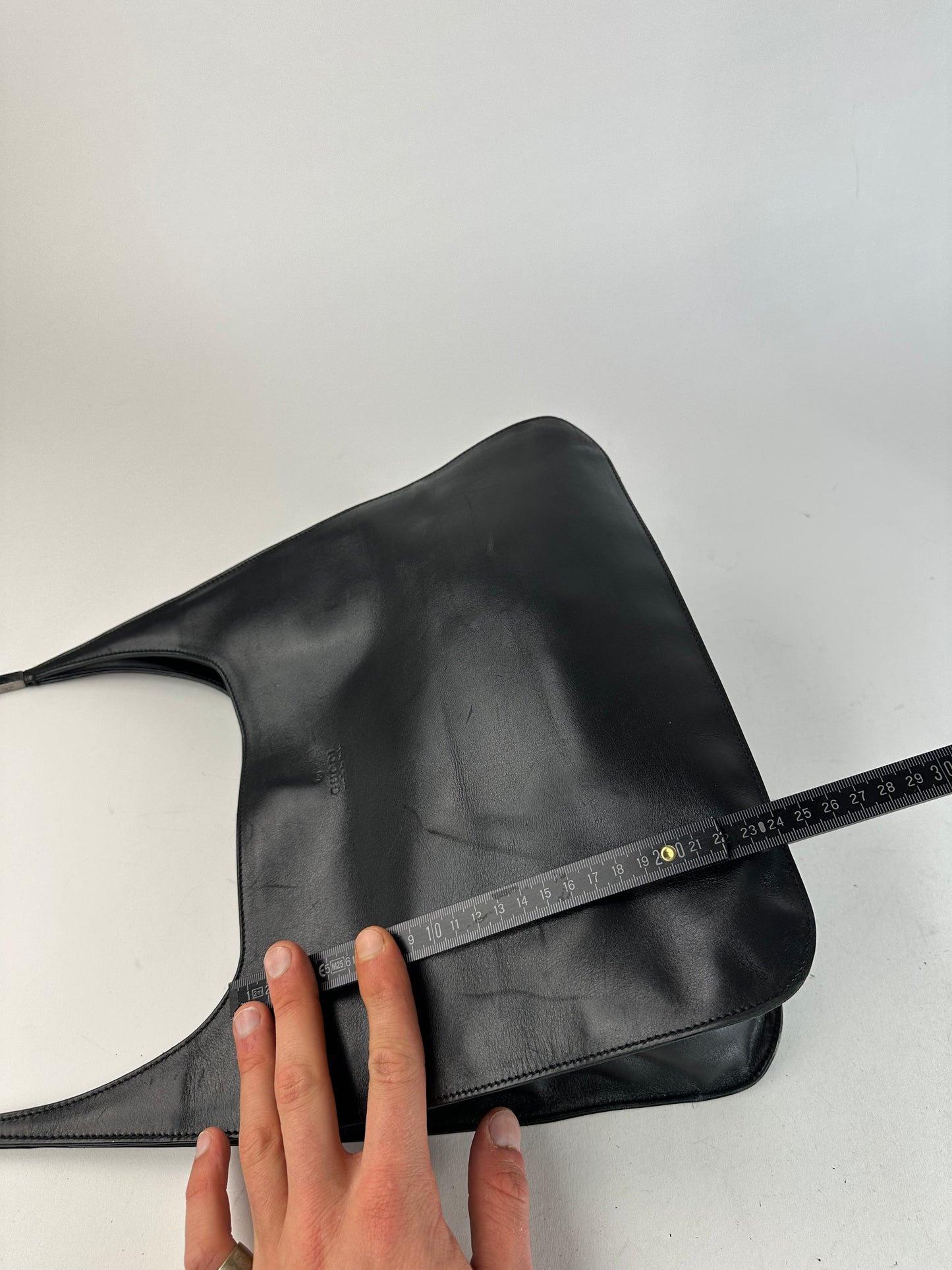 Vintage Gucci Leather Handbag Black