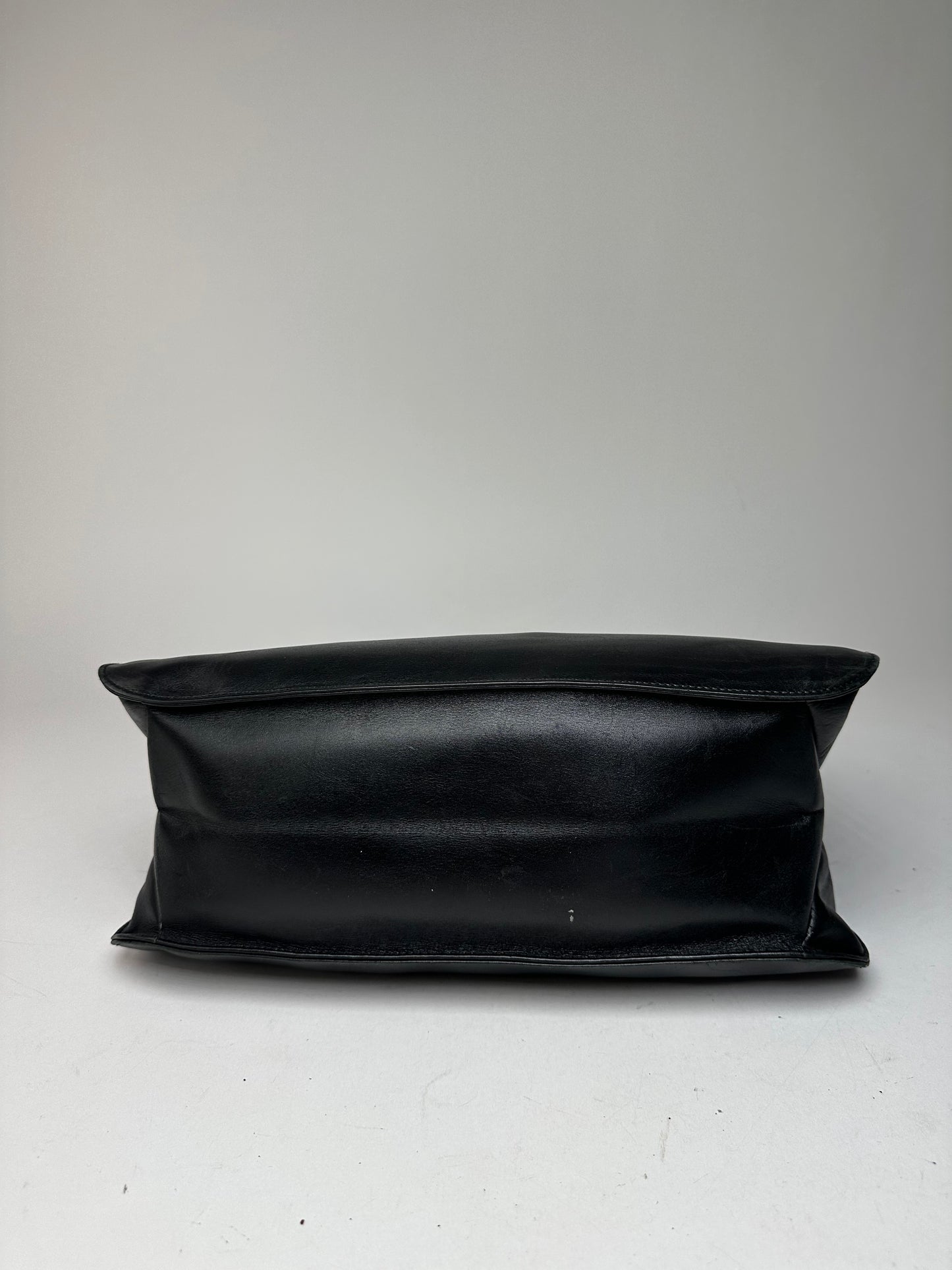 Vintage Gucci Leather Handbag Black