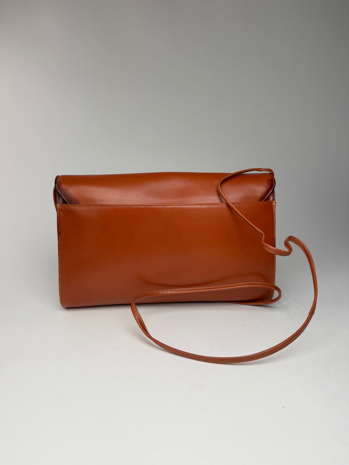 Sac vintage Givenchy 4G en cuir orange marron