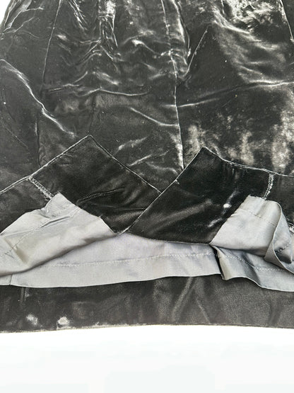 Vintage Dior Velvet Skirt Black M