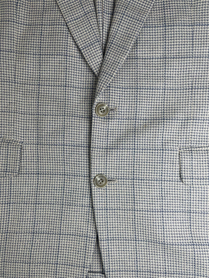 Vintage Dior Checked Trenchcoat / Blazer black grey