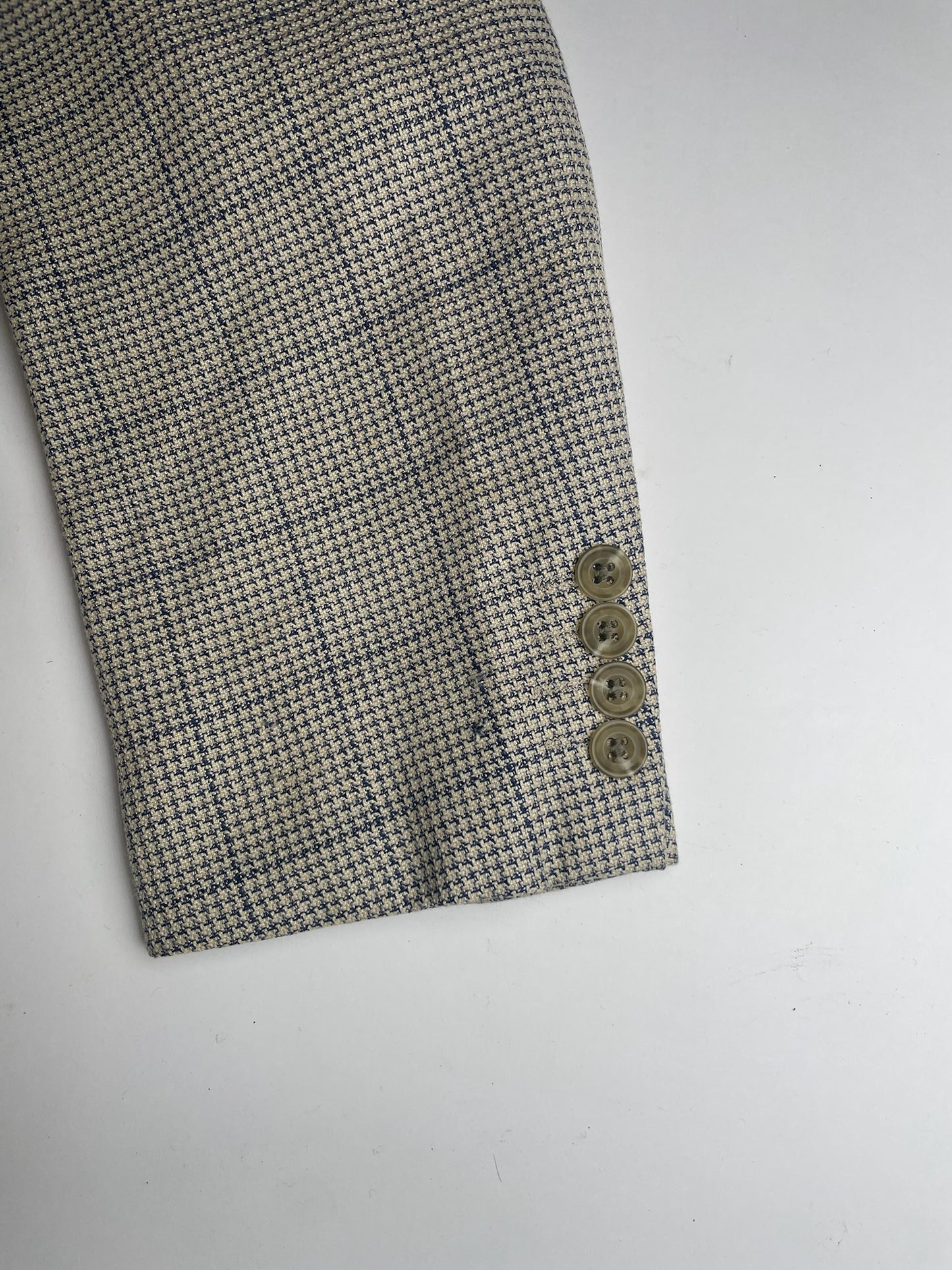 Vintage Dior Checked Trenchcoat / Blazer black grey