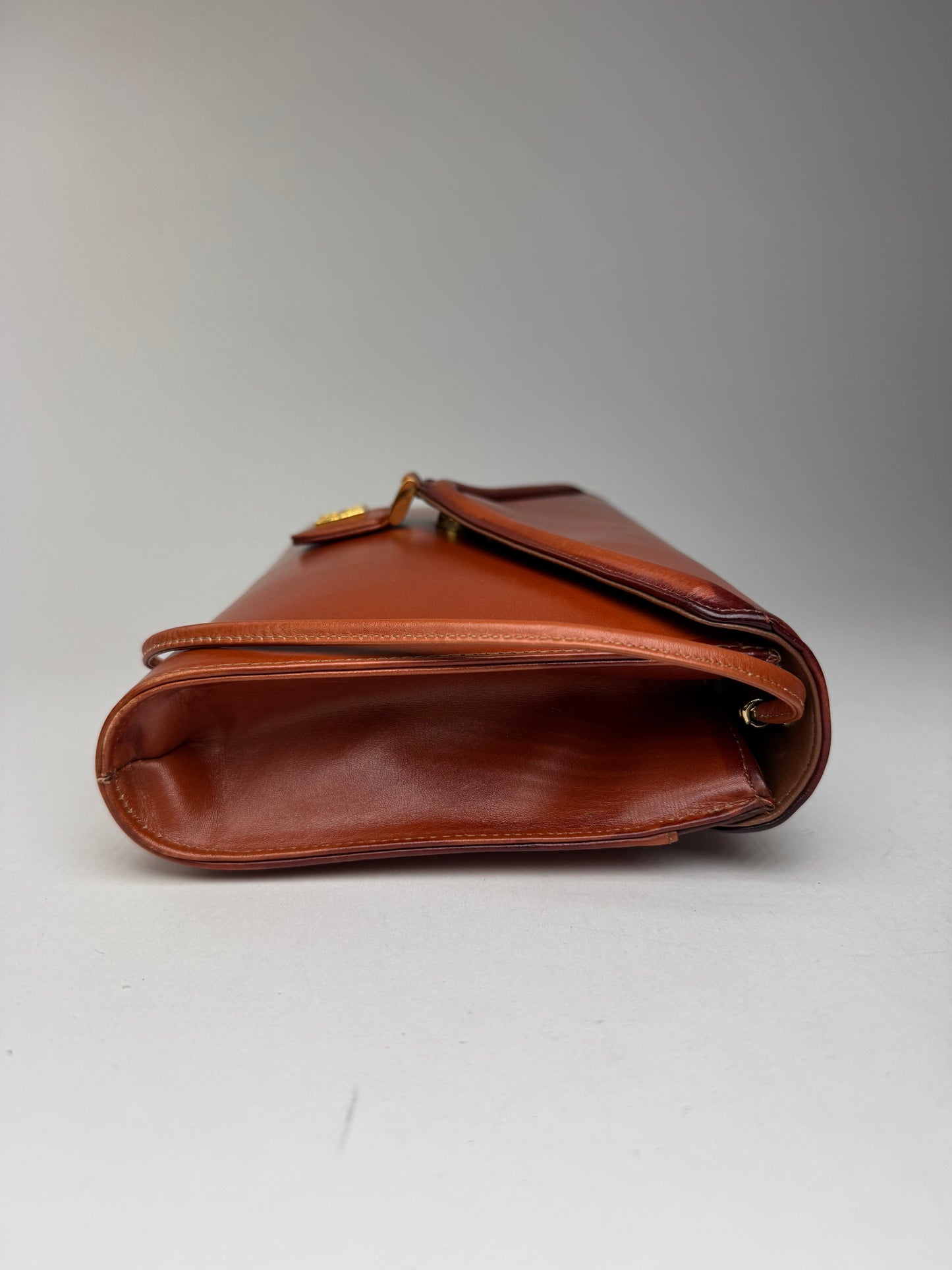 Sac vintage Givenchy 4G en cuir orange marron