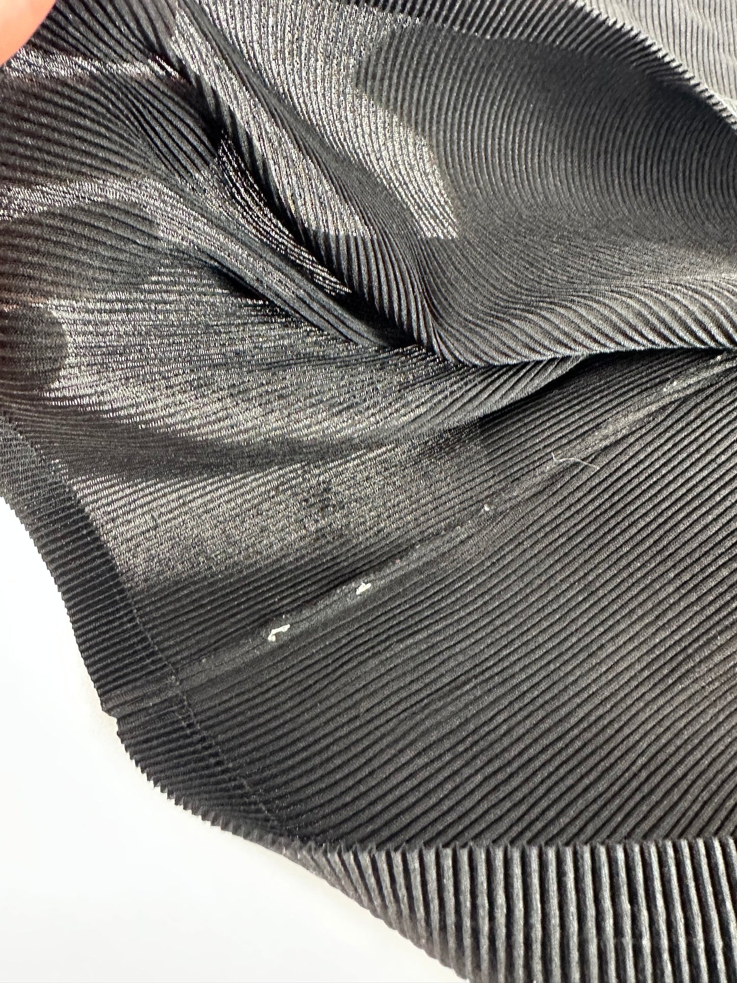 Vintage Issey Miyake Pleats Please Plissé Sleeveless High Neck Top Black M