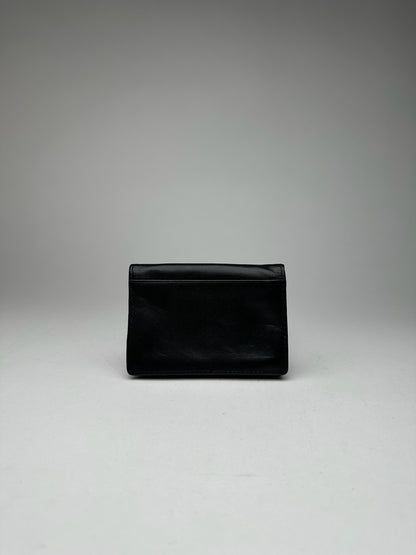 Vintage Vivienne Westwood Leather Card Holder Black