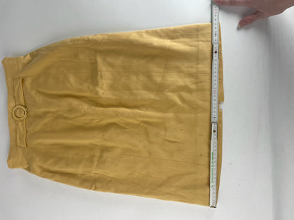 Vintage Celine Paris Skirt Yellow 38/M