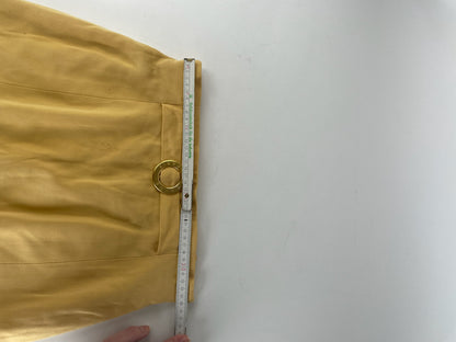 Vintage Celine Paris Skirt Yellow 38/M