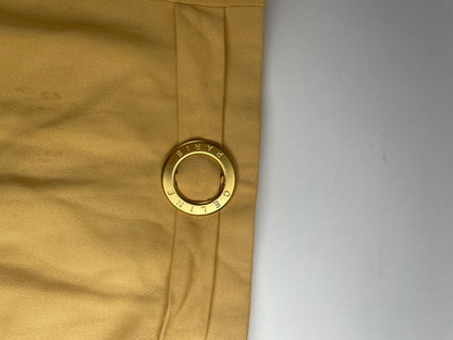 Vintage Celine Paris Skirt Yellow 38/M