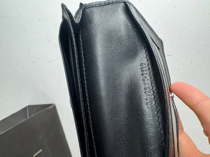 Vintage Gucci Leather Card Holder Black