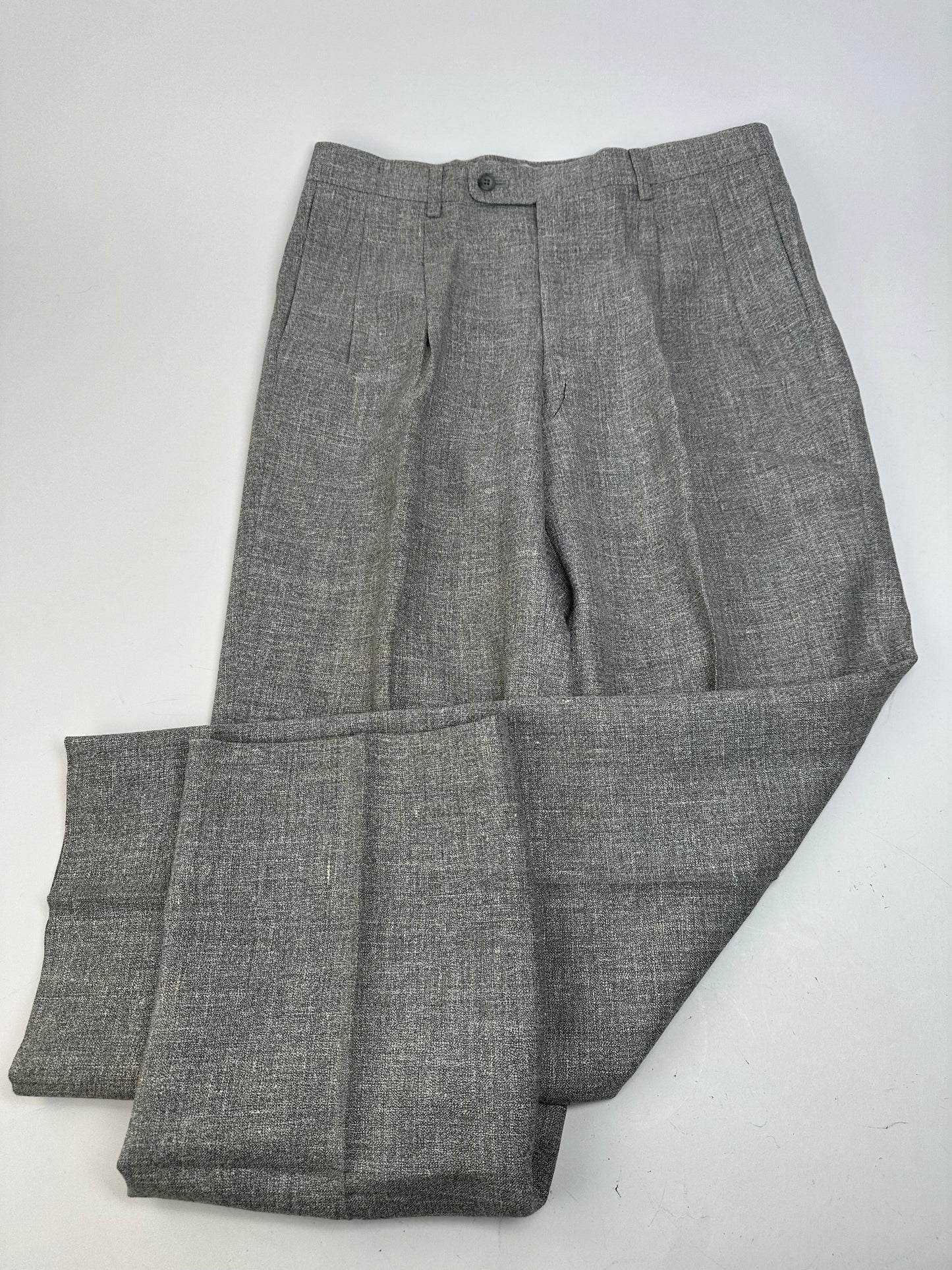 Vintage Dior Men’s Wool Pants Grey