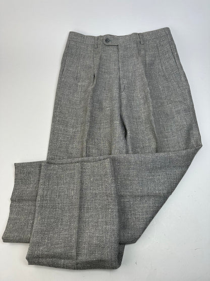 Vintage Dior Men’s Wool Pants Grey