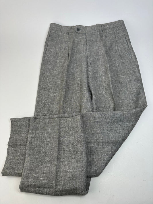 Vintage Dior Men’s Wool Pants Grey