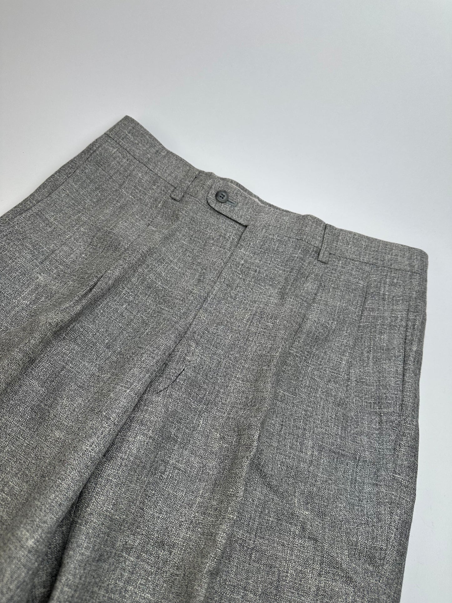 Vintage Dior Men’s Wool Pants Grey