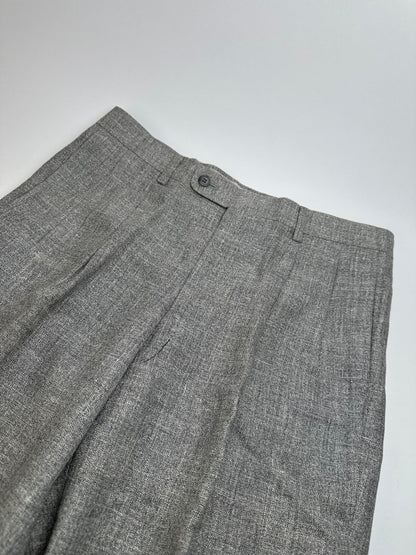 Vintage Dior Men’s Wool Pants Grey