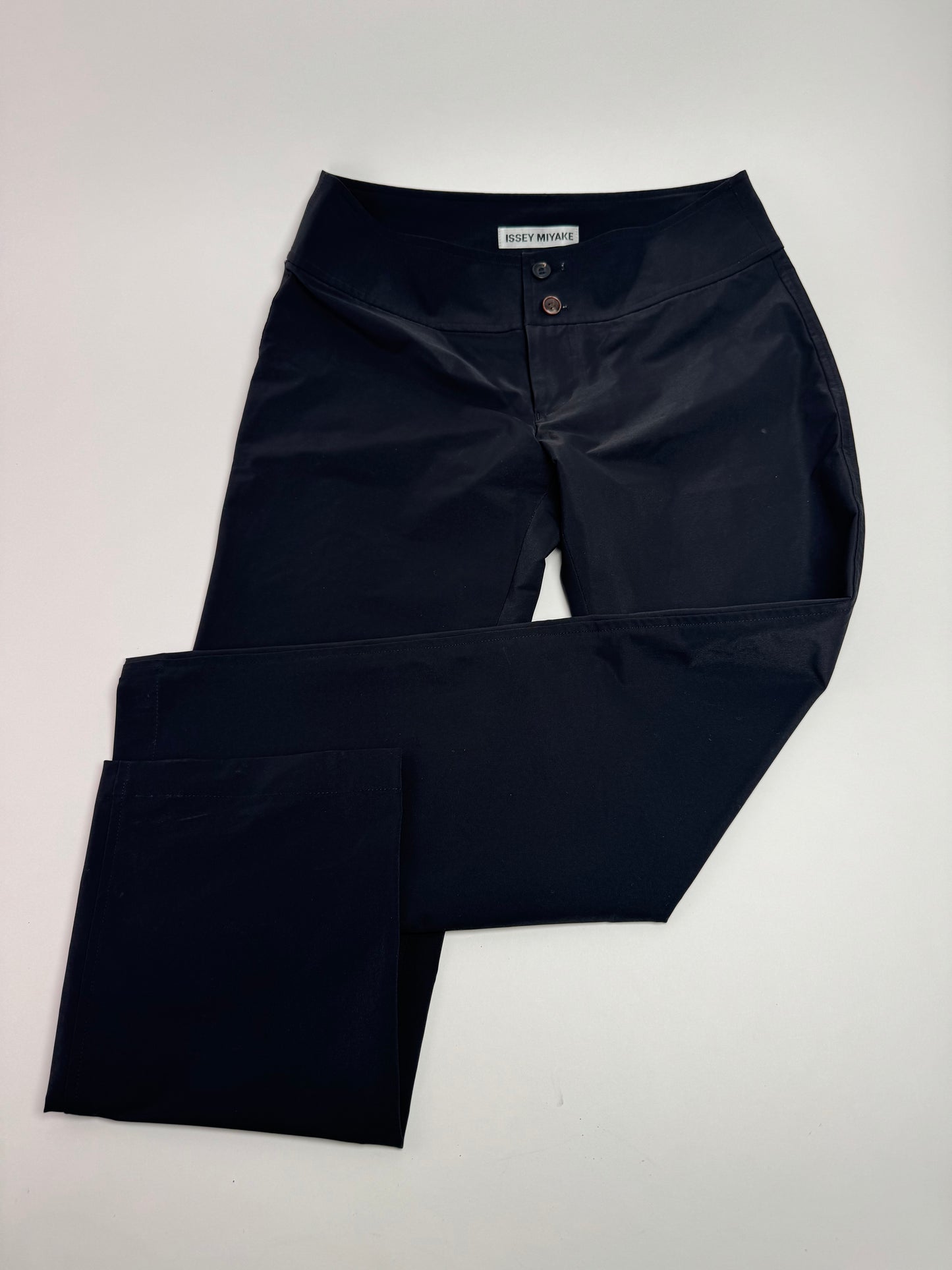 Vintage Issey Miyake Polyester pants black S