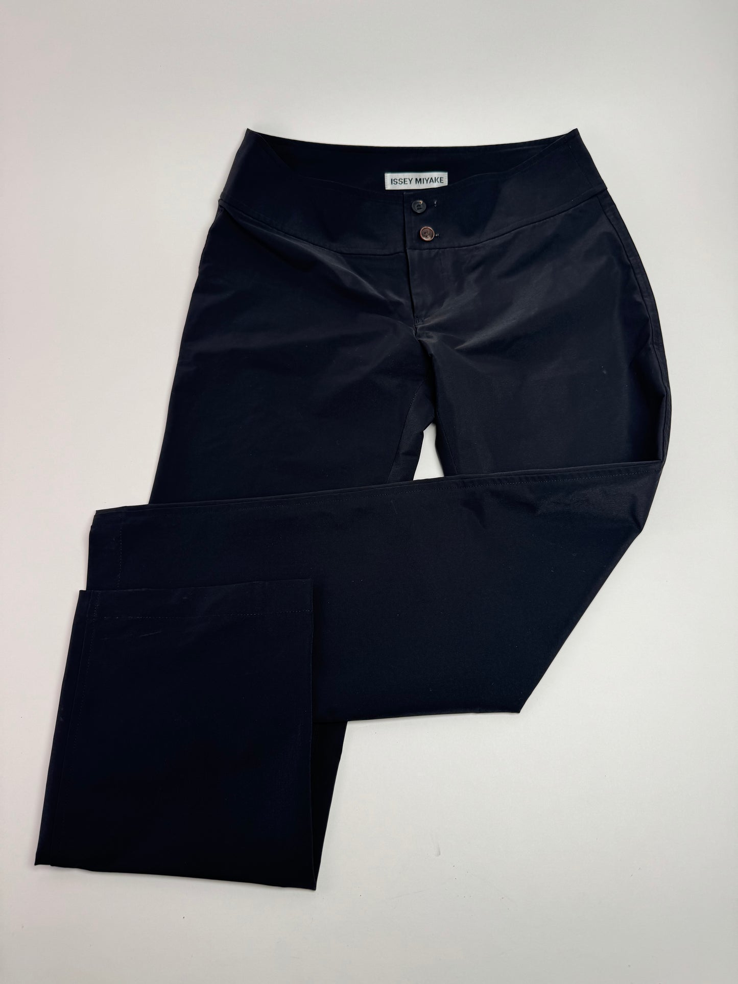 Vintage Issey Miyake Polyester pants black S