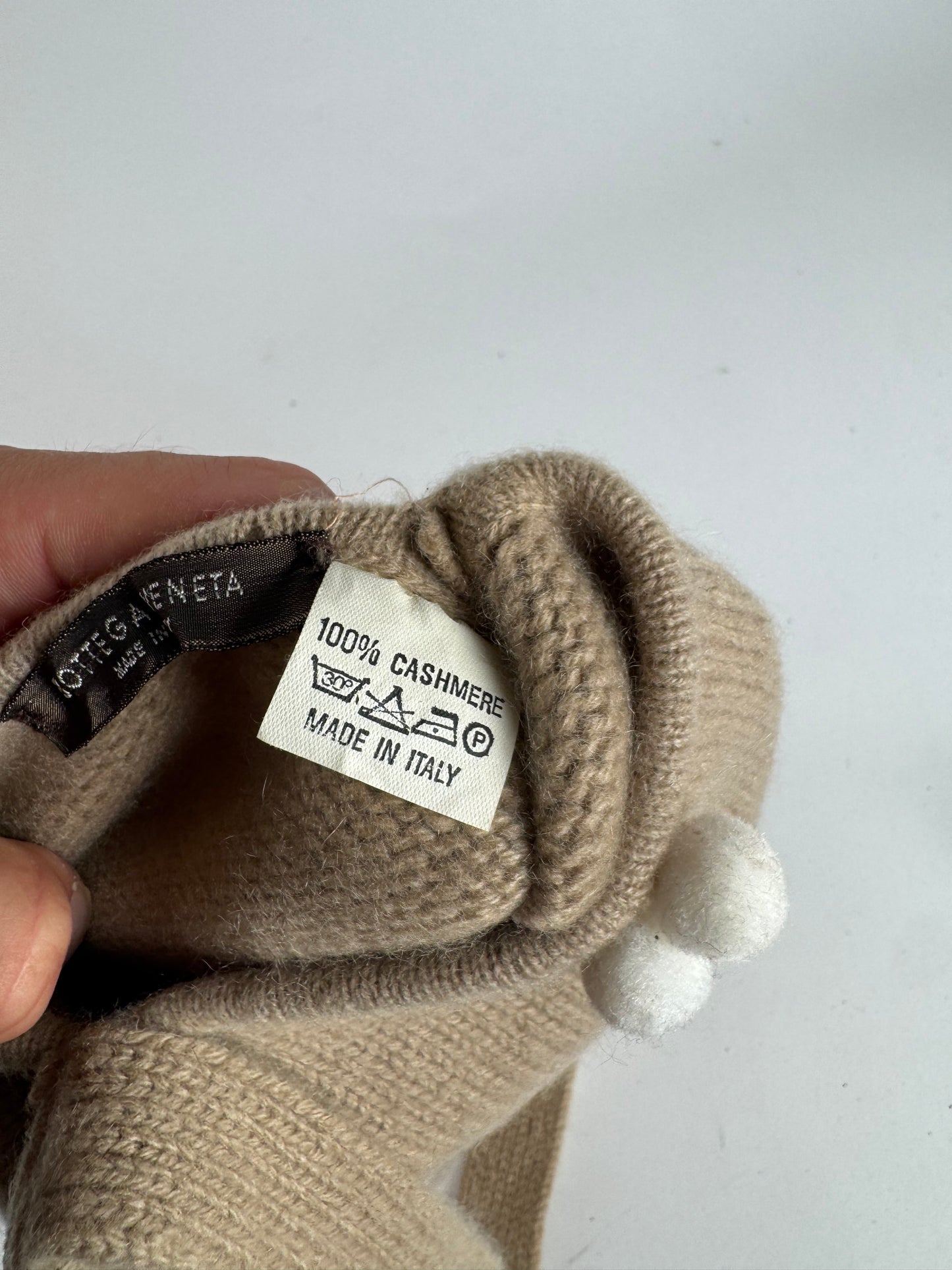 Sac vintage en cachemire Bottega Veneta marron