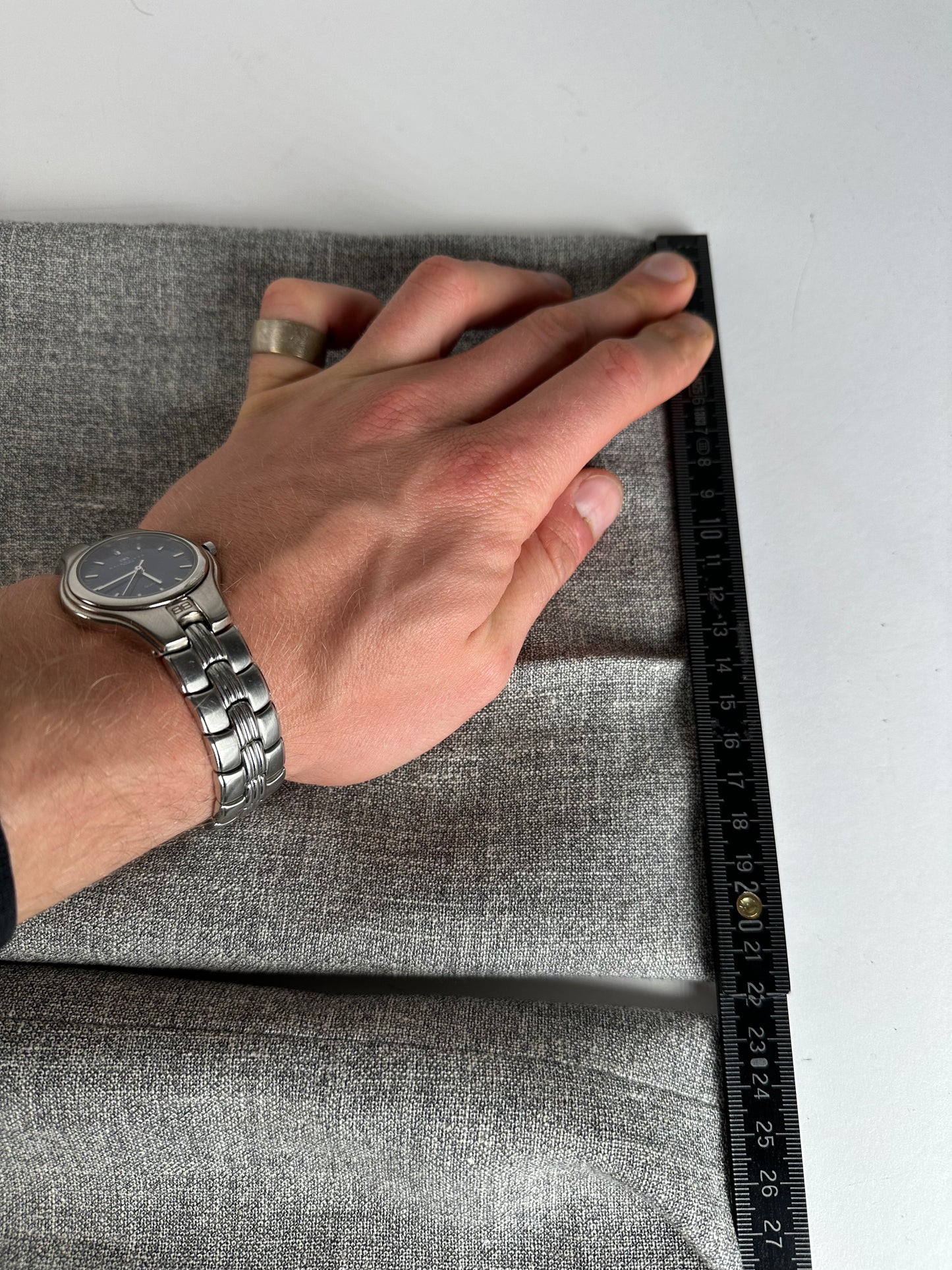 Vintage Dior Men’s Wool Pants Grey