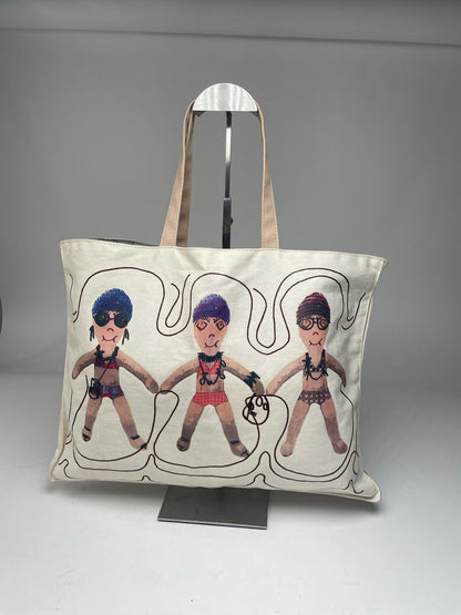 Vintage Marni Canvas Shopper Bag