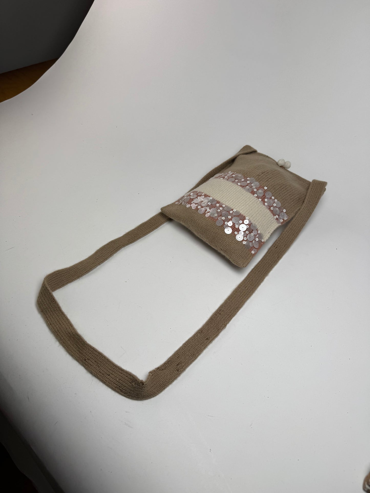 Sac vintage en cachemire Bottega Veneta marron