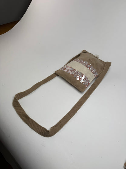 Sac vintage en cachemire Bottega Veneta marron