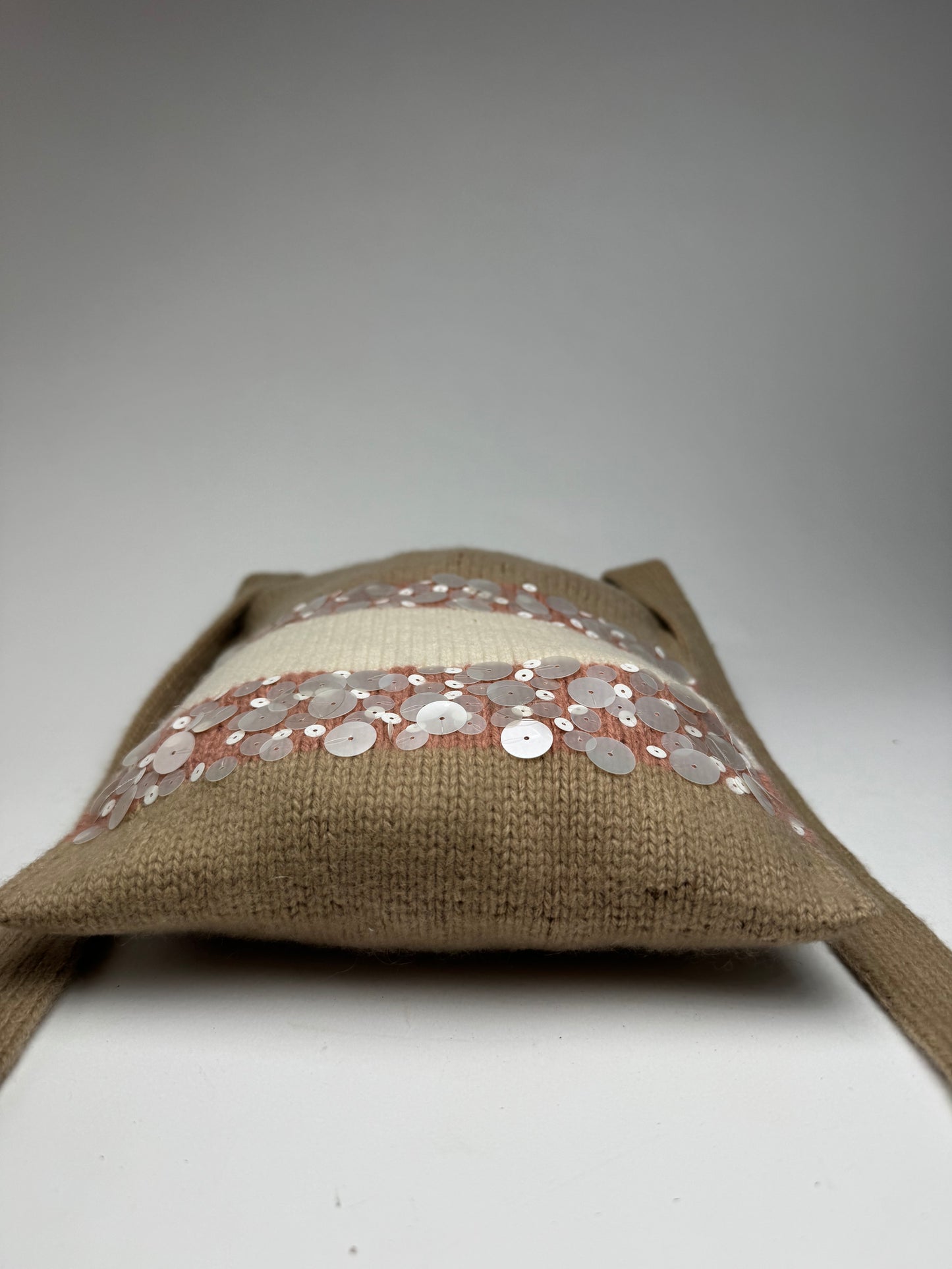 Sac vintage en cachemire Bottega Veneta marron