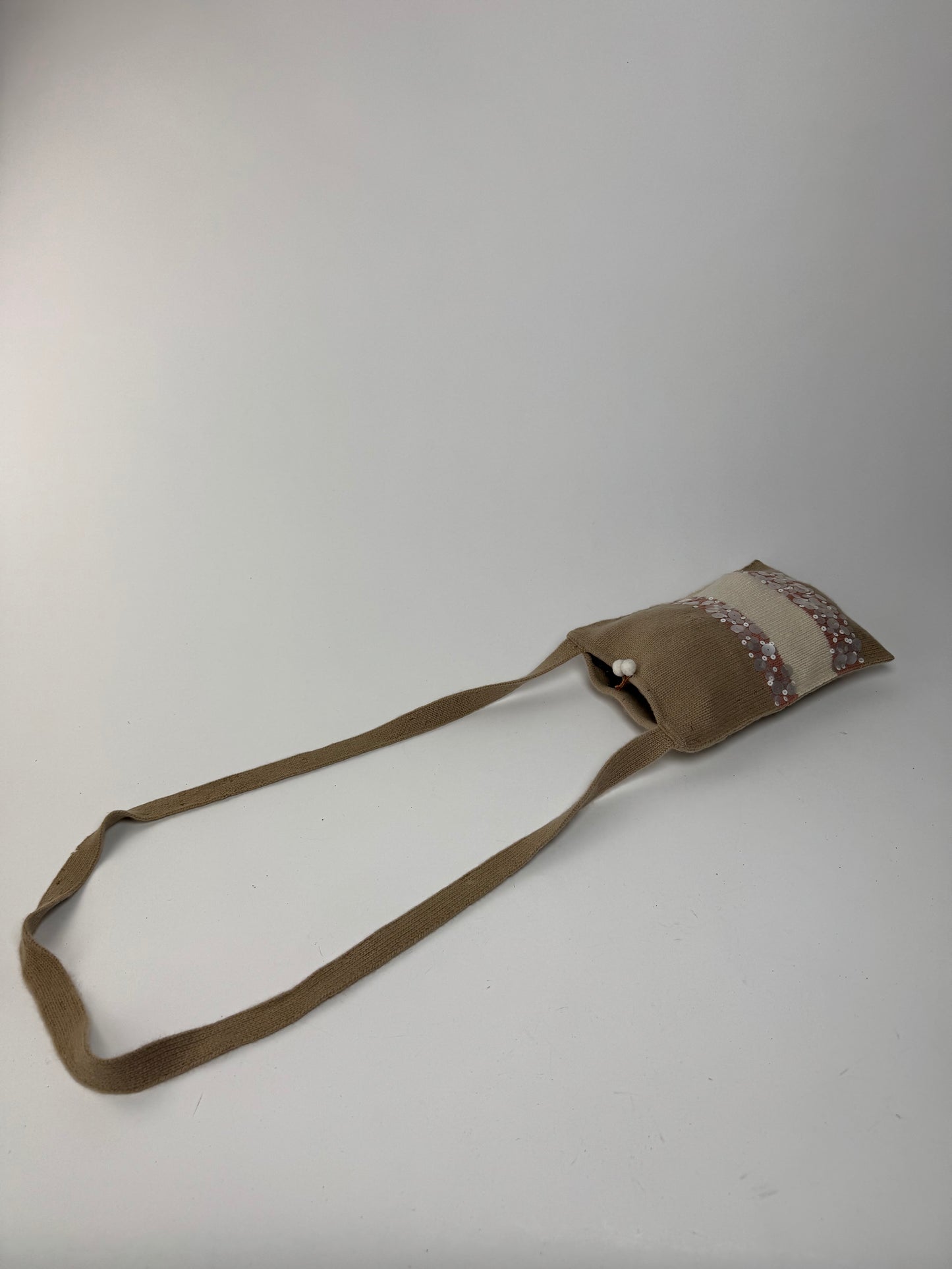 Sac vintage en cachemire Bottega Veneta marron